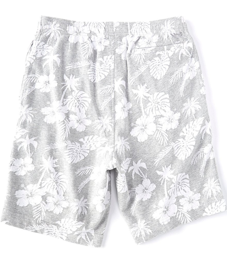 Caribbean Big and Tall 9#double; and 11#double; Inseam Knit Jacquard Shorts
