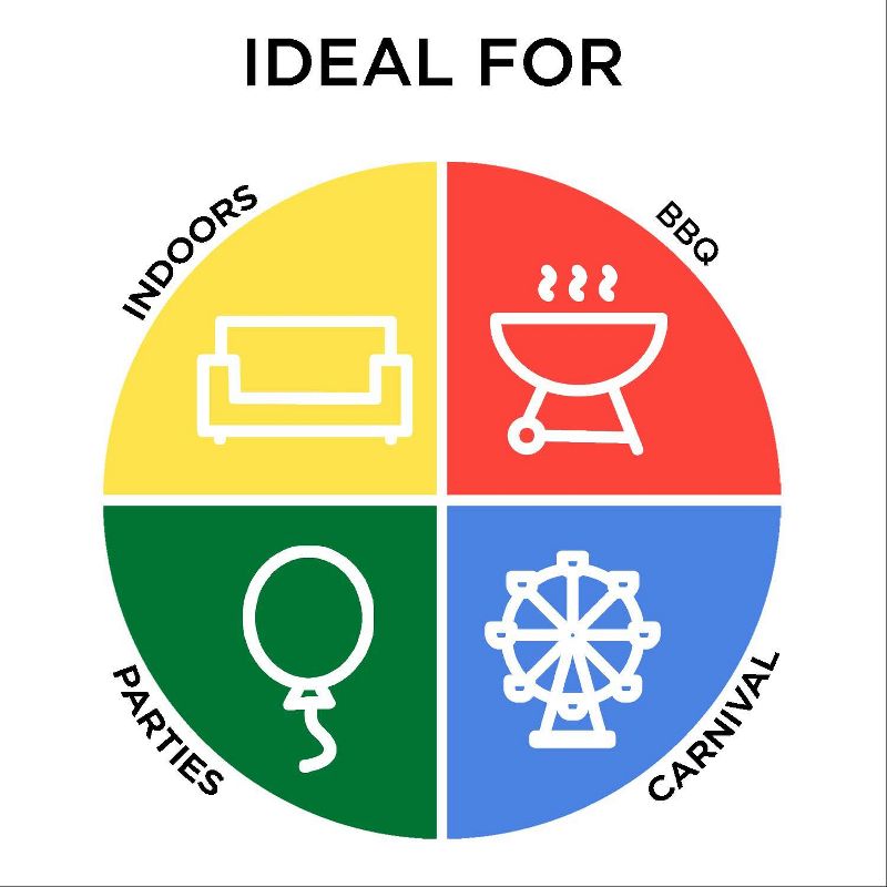 Sunny & Fun Giant Toppling Tower Jumbo Wooden Blocks with Wooden Crate (60-Piece)