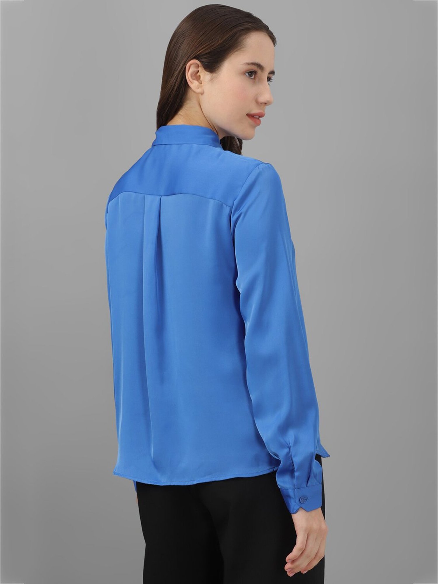 Annabelle by Pantaloons Black Polka Dots Shirt