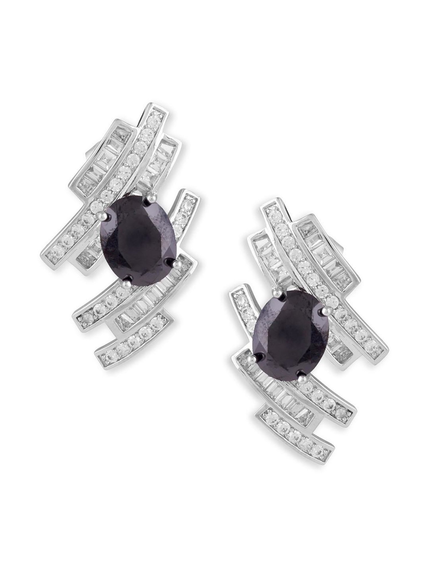 The Real Effect London Silver Earrings for Women