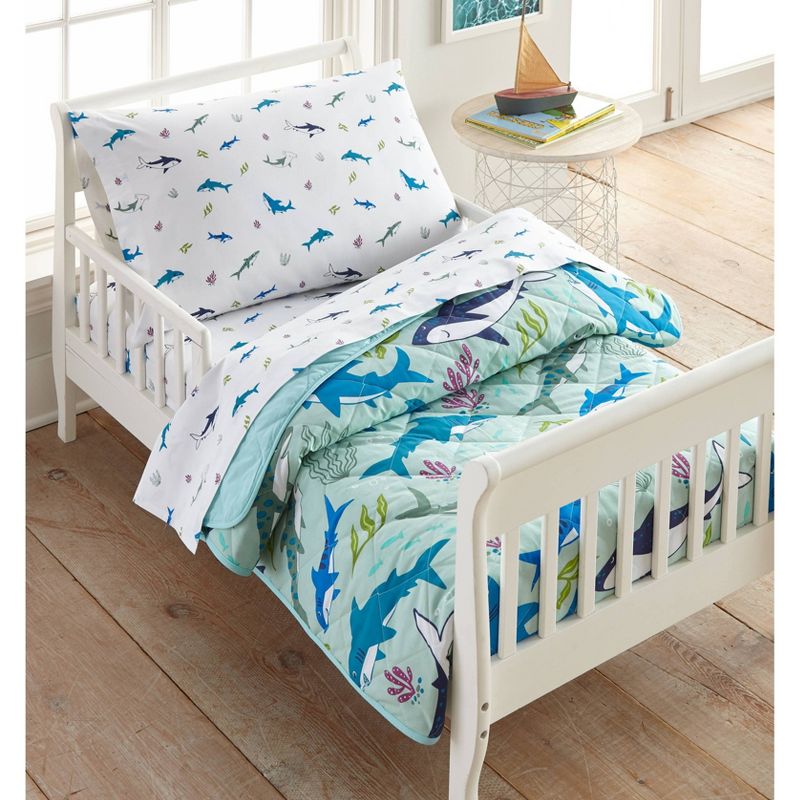 Shark Attack 100% Cotton Hypoallergenic Pillow Case - WildKin