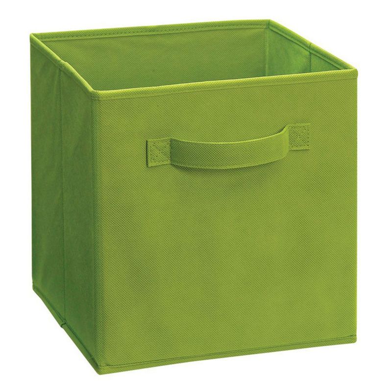 ClosetMaid Fabric Storage Organizer Cube with Handles, Spring Green (6 Pack)