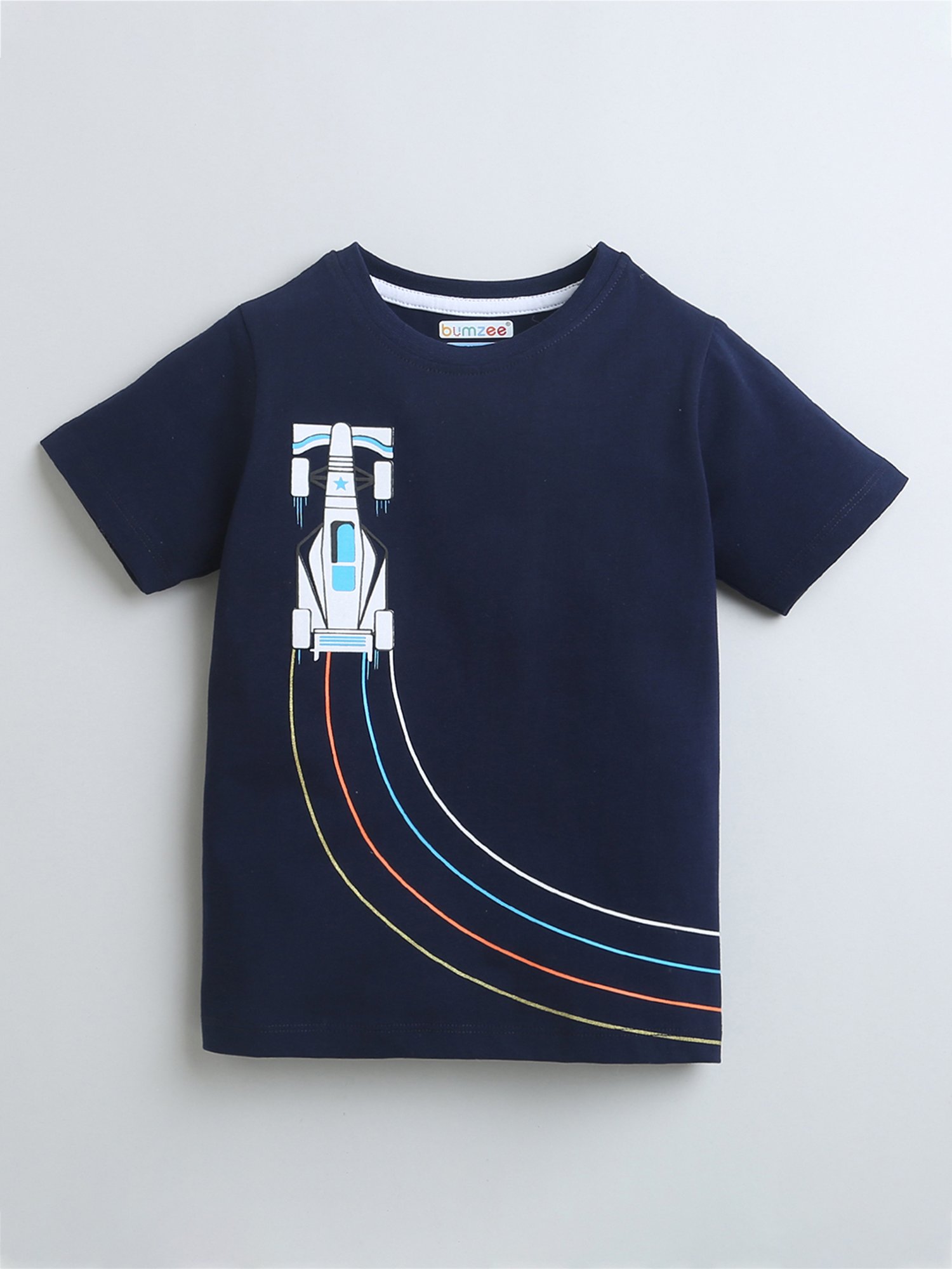 Bumzee Kids Navy Graphic Print T-Shirt