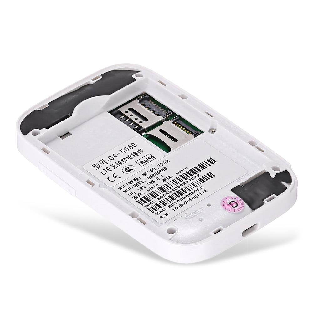 Portable Mobile Hotspot 100Mbps 4G LTE Wifi Router support 3G USB WIFI Modem with SIM Card slot