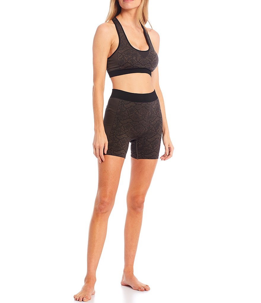 Half Moon by Modern Movement Python Printed Seamless Coordinating Racerback Bralette