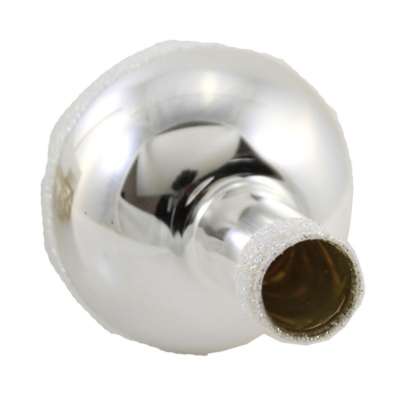 Inge Glas 11.5" Horizon White Matte Finial Tree Topper Christmas  -  Tree Toppers