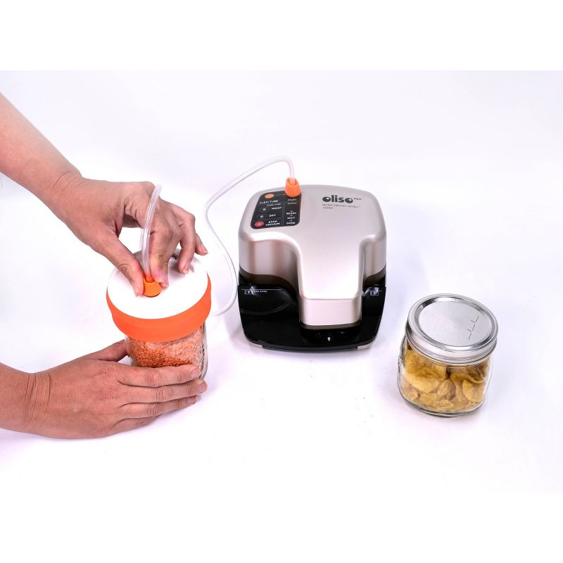 Oliso Mason Jar Attachment with Lid Opener