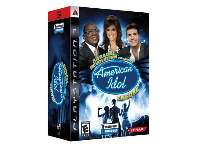Karaoke Revolution Presents: American Idol Encore with Microphone Playstation3 Game