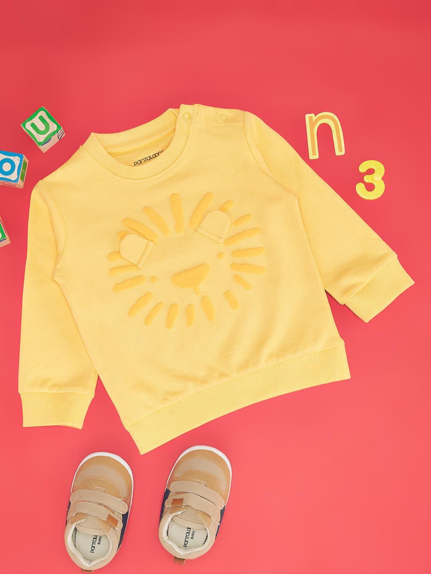 Pantaloons Baby Yellow Sweatshirt