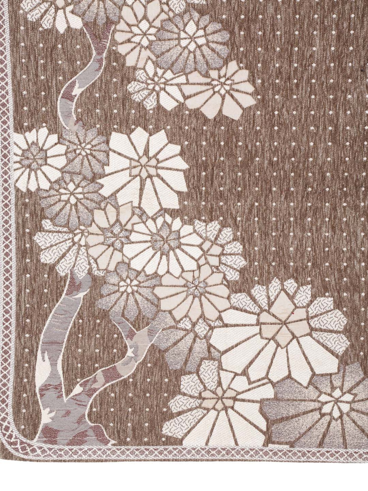 MODERN HOMES White Cotton Hand-Knotted Curtain Ropes - Set of 2