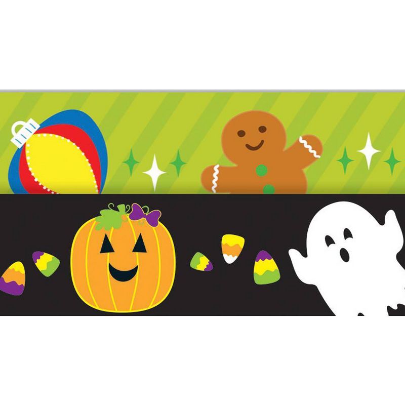 Carson Dellosa 12ct 36' Halloween/Holiday Two-Sided Bulletin Board Borders