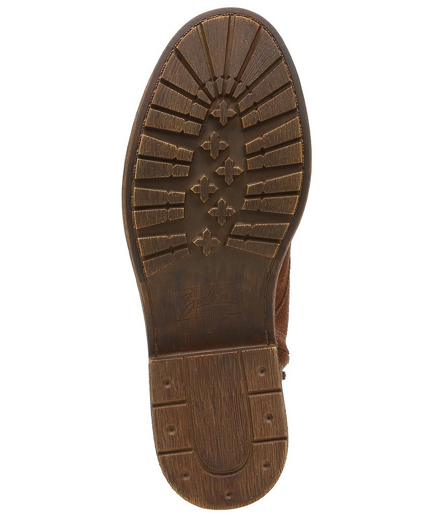 Zodiac Paisley Suede Booties