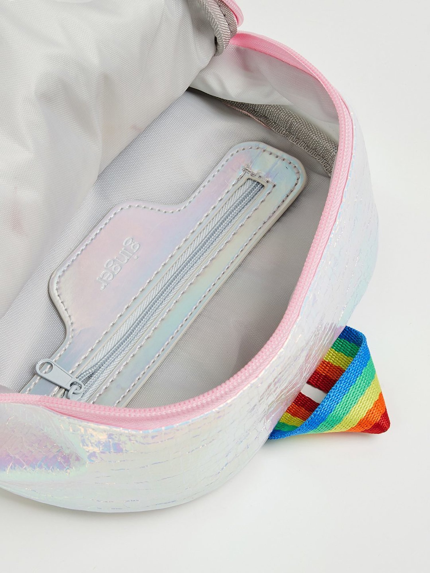 Ginger by Lifestyle Silver Shimmer Backpack