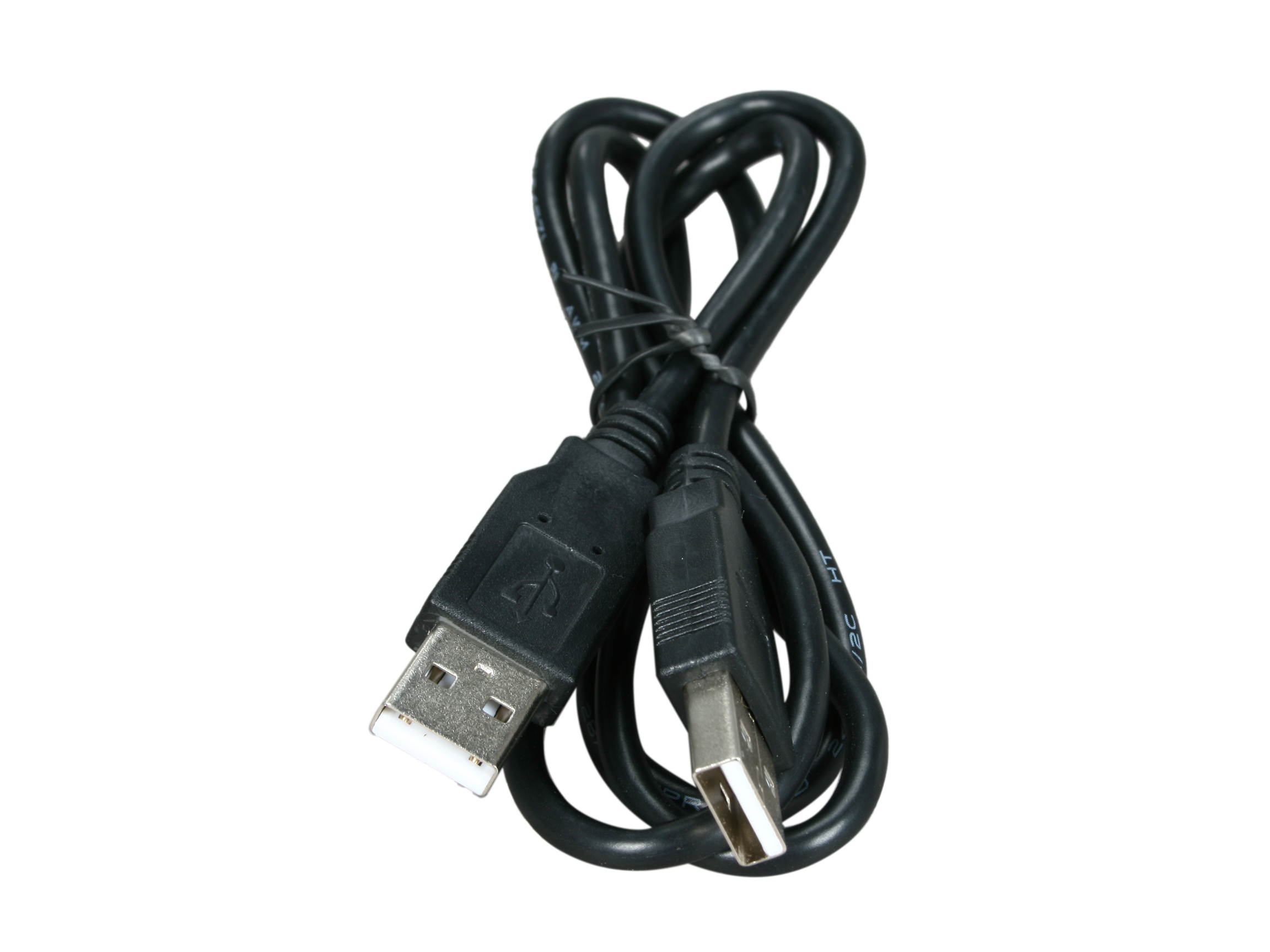 BYTECC USB2-3AA-K USB 2.0 Cable Type A Male to Type A Male Black Color