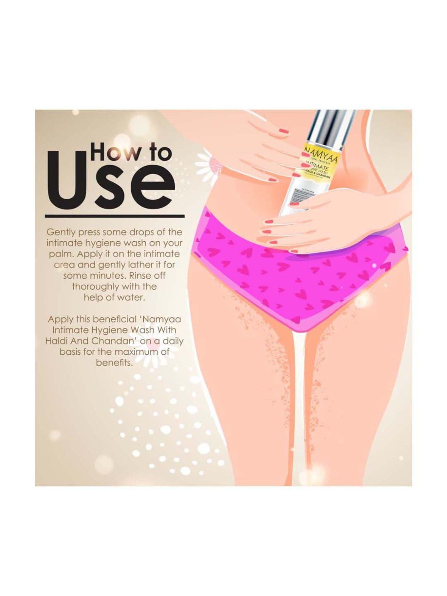 Namyaa Haldi Chandan Intimate Hygiene Wash - 100 gm