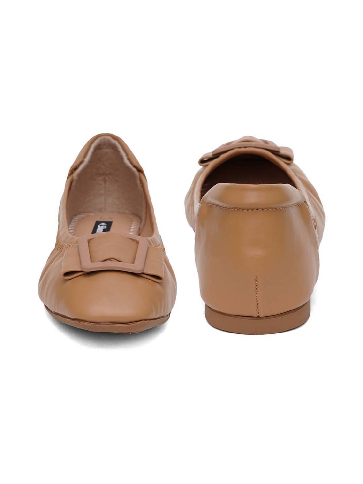 Sherrif Women's Tan Flat Ballets