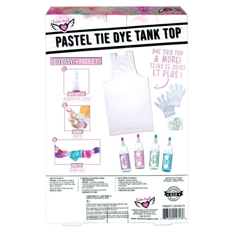 Pastel Tie Dye Tank Top Kit - Fashion Angels
