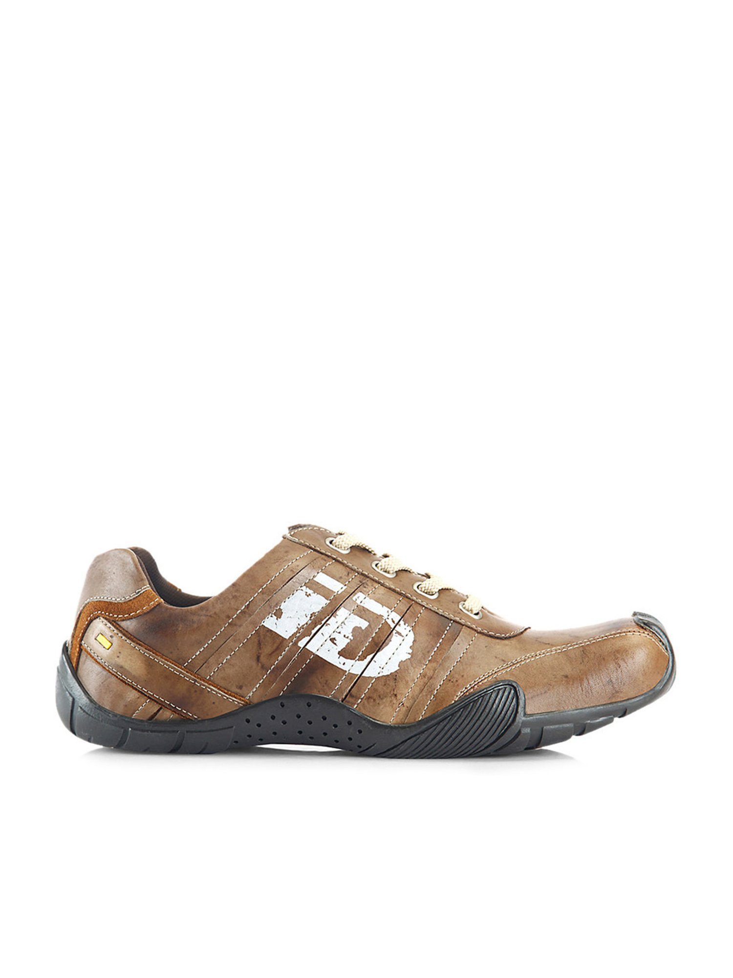 ID Men's Brown Casual Sneakers