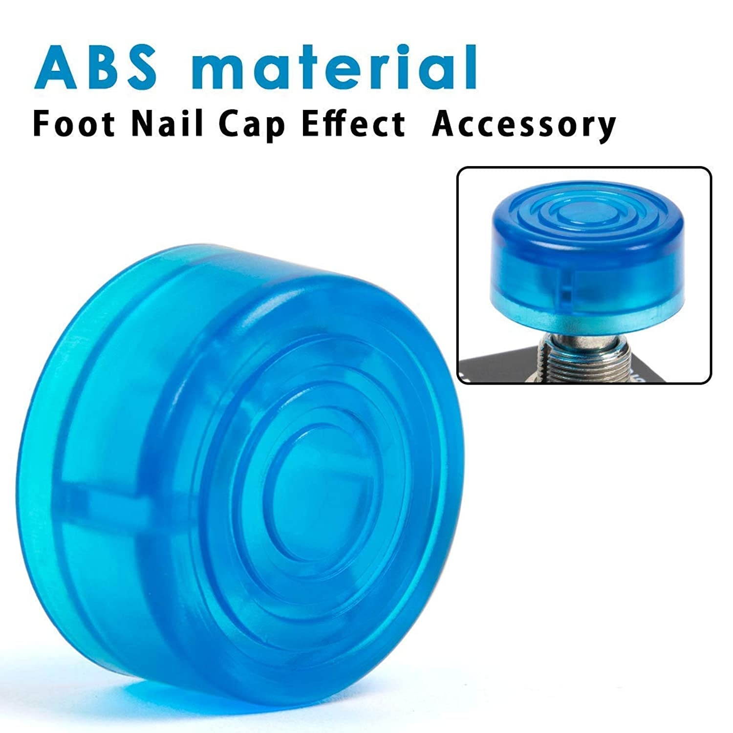 lotmusic Vintage Phase Electric Guitar Phase Effect Pedal Mini Guitar with Foot Nail Cap Accessory ABS Aluminum alloy material