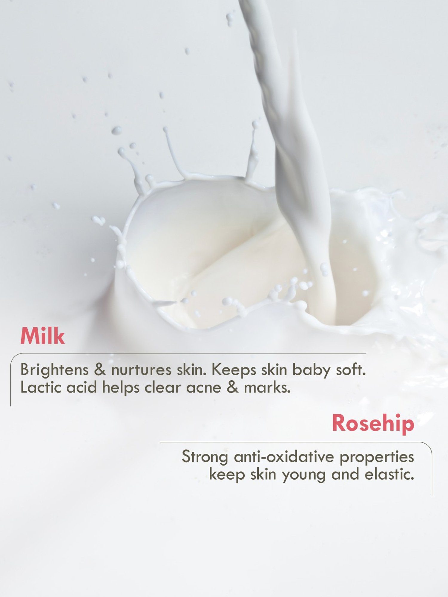 Nat Habit Cold Processed Brightening Milk-Rosehip Soap Pack of 2 - 250 gm