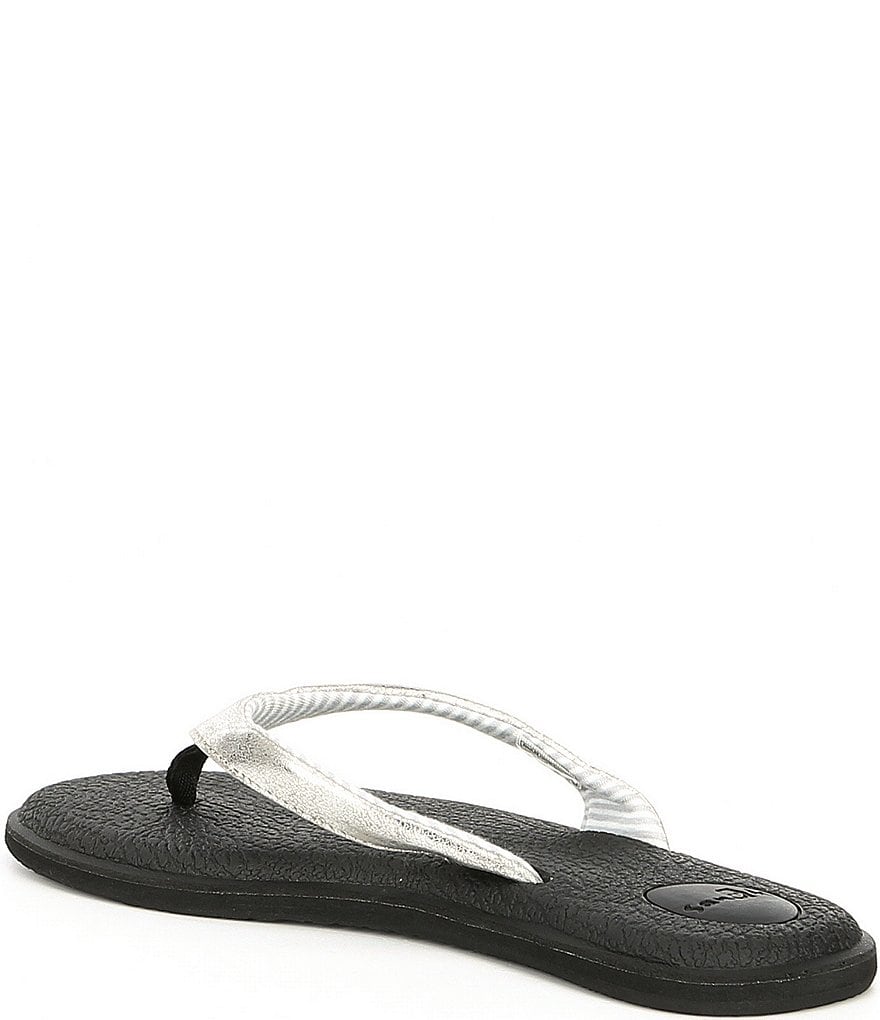 Sanuk Women's Yoga Chakra Metallic Flip Flops