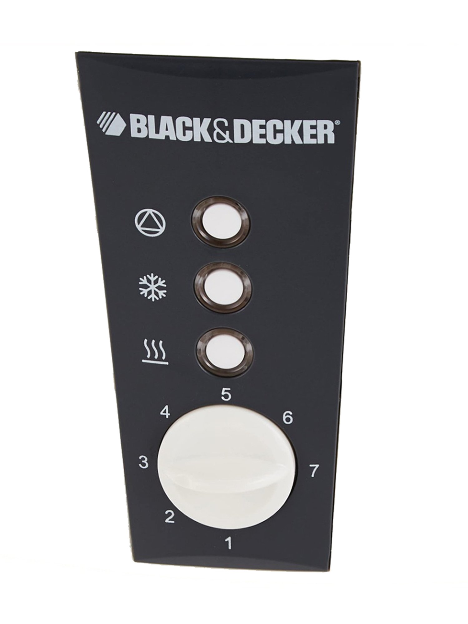 Black+Decker ET122 Toaster 800W with Browning Control 7 levels (White)