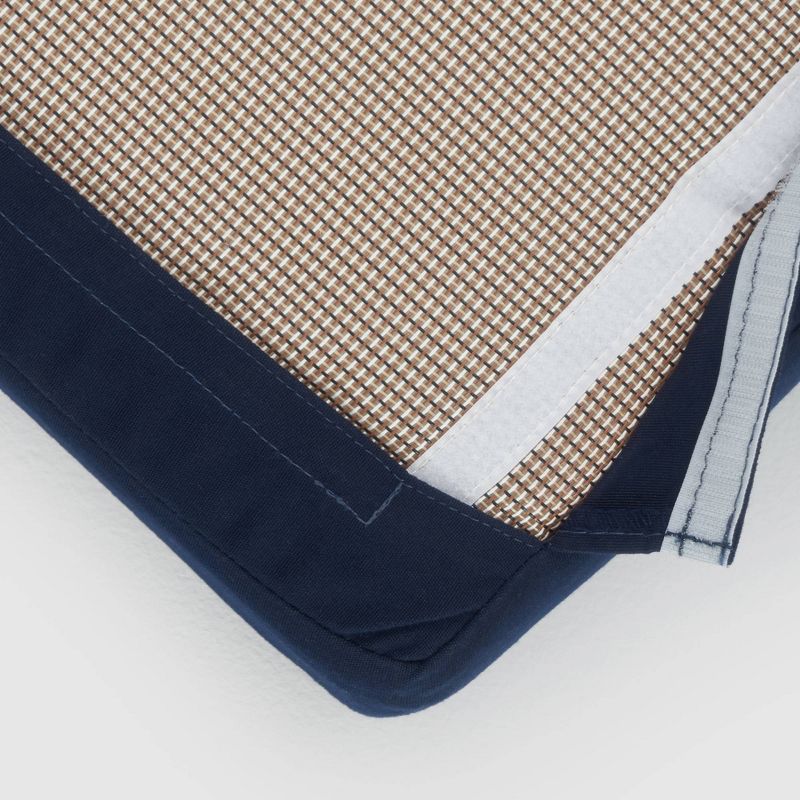 Deco 5pc Loveseat and Club Fire Seating Set Navy Blue - RST Brands