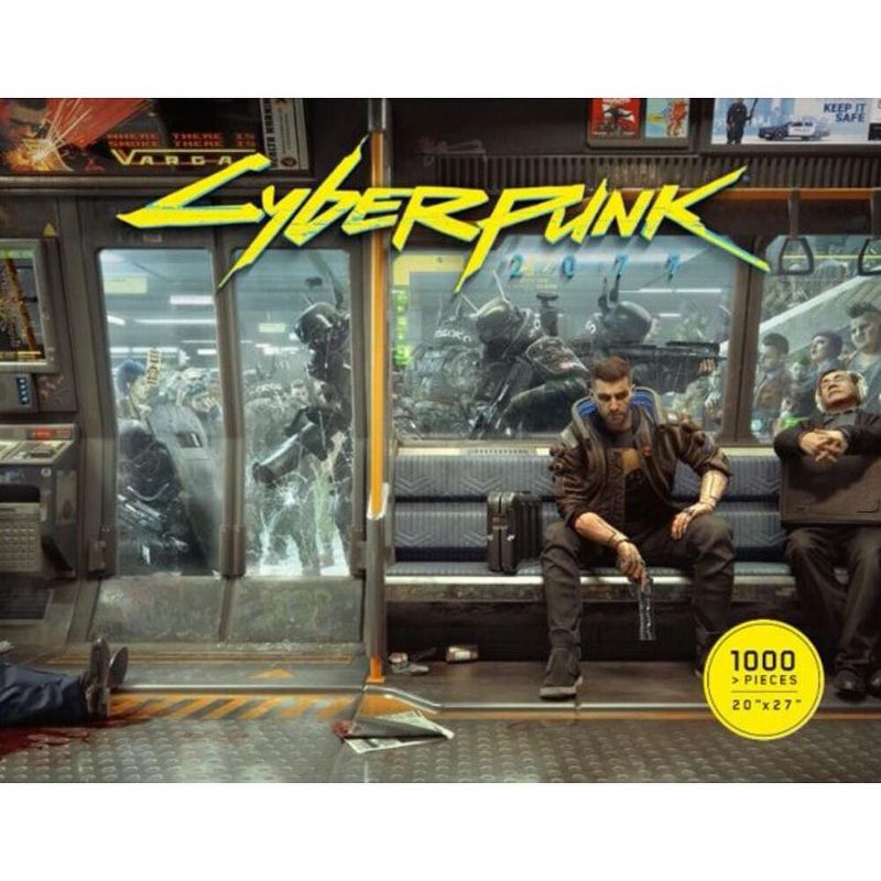 Dark Horse Comics Cyberpunk 2077 Metro Life 1000 Piece Jigsaw Puzzle
