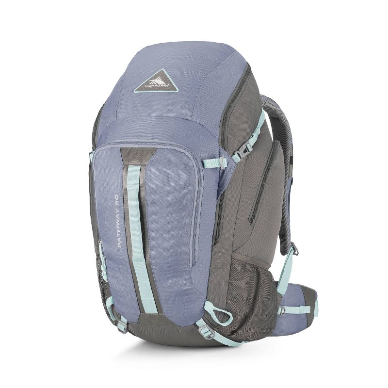 High Sierra Pathway 50L Mercury Haze Sports Bag - Blue/Gray