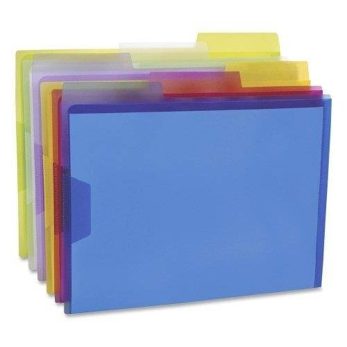 Pendaflex Poly View Folders, Letter, Assorted Colors, 6/PK