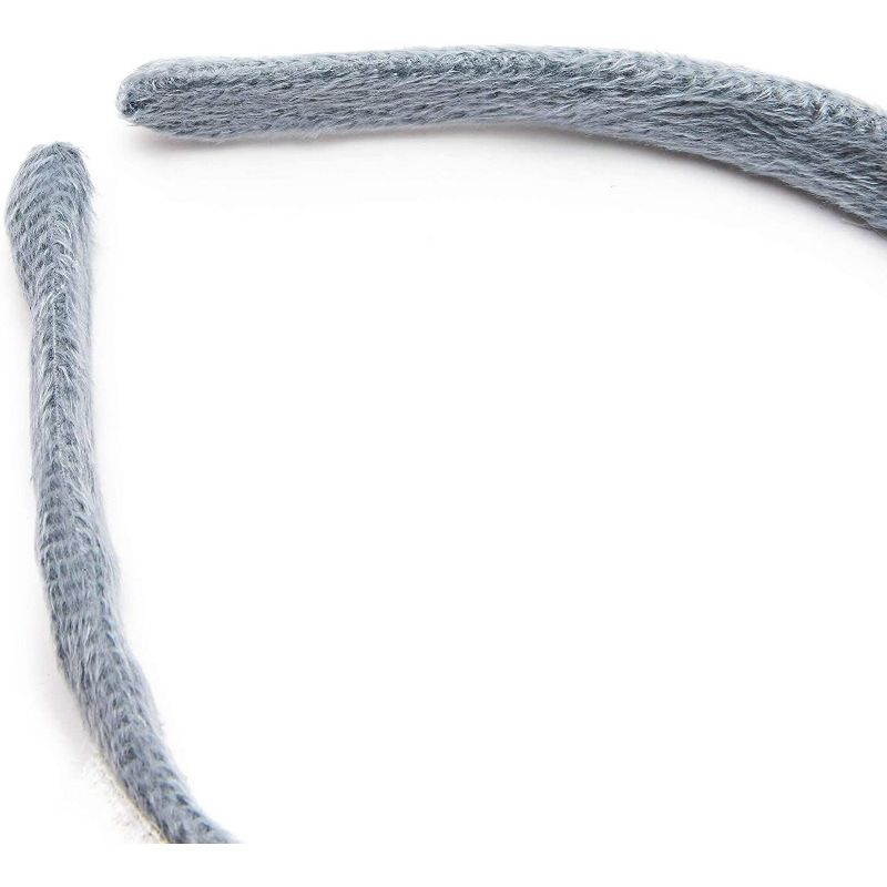 Spooky Central 2-Pack Cute Wolf Ears Headband  Animal Cosplay Halloween Party Decorations, Gray 9.5 x 6 in