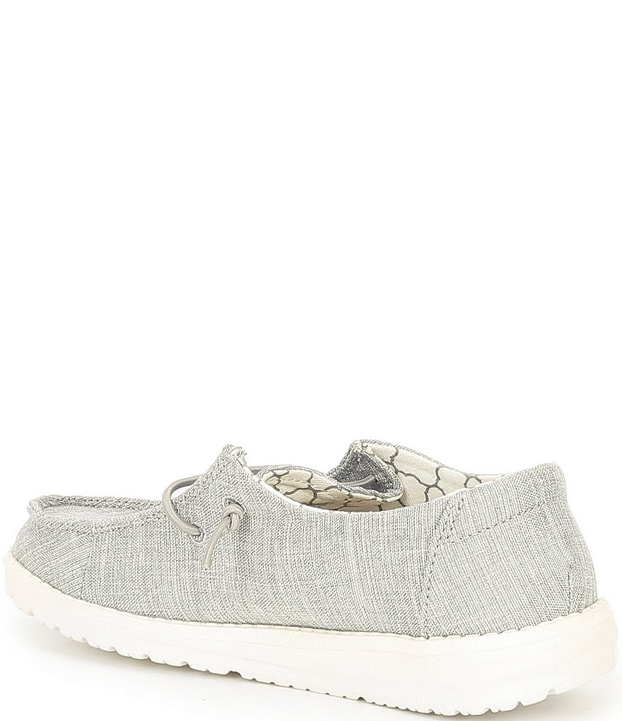 Hey Dude Girls' Wendy Linen Washable Slip-Ons (Youth)