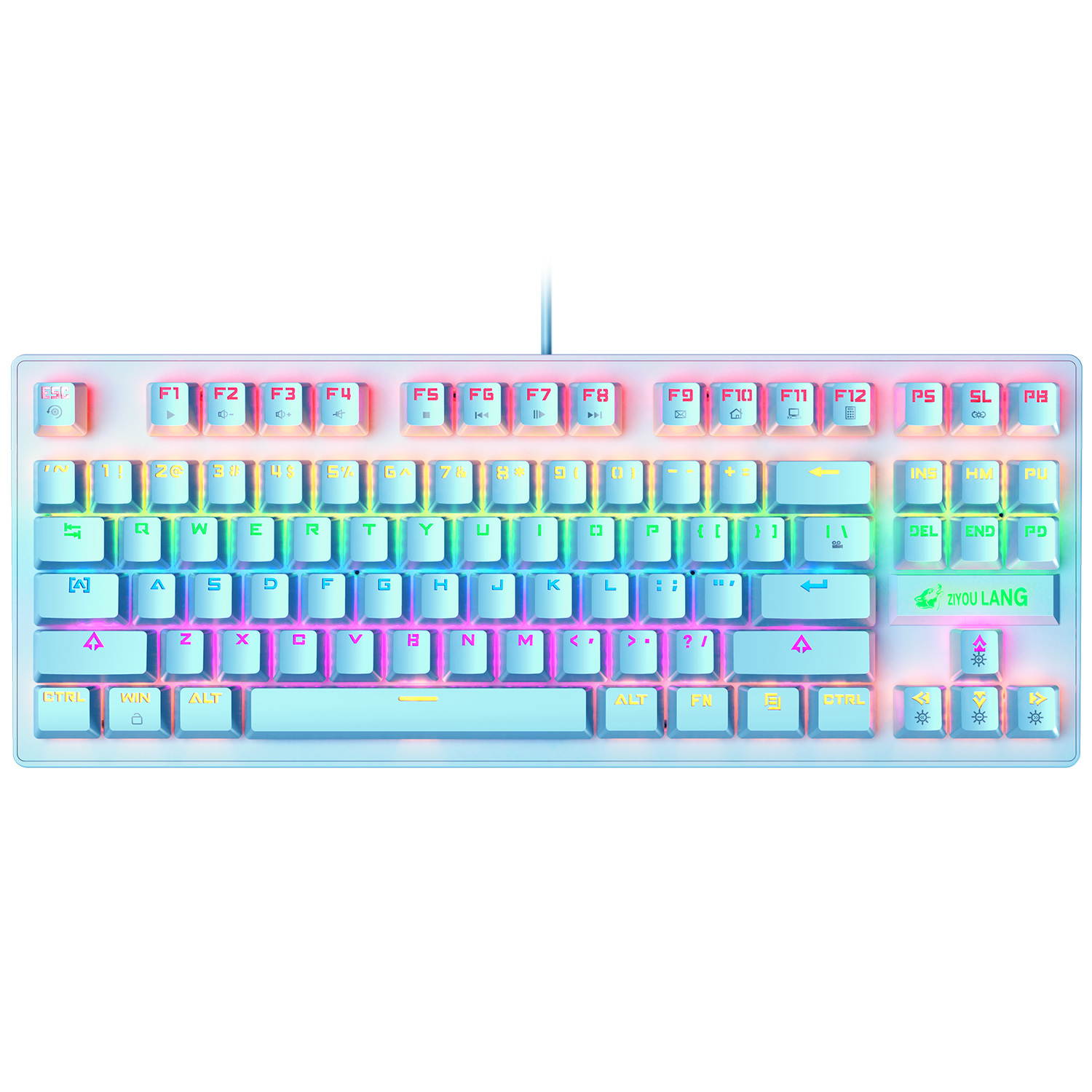 E-sport K2 Punk Mechanical Keyboard 87-key Gaming Competitive Office Notebook Gaming Keyboard