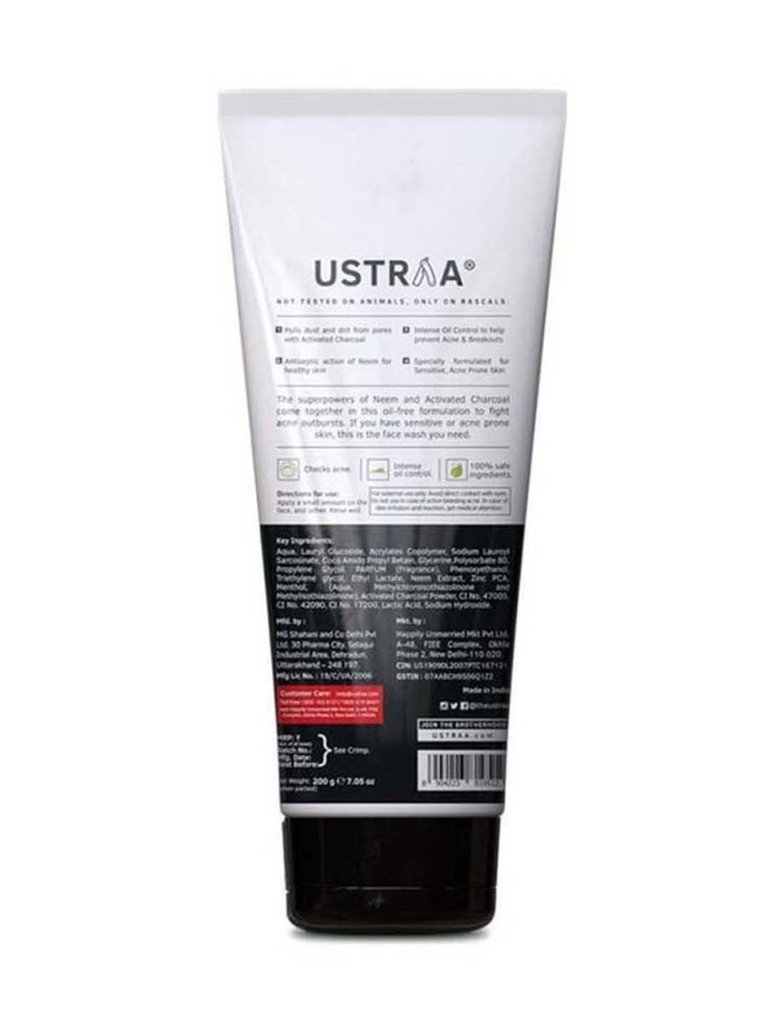 Ustraa Power Face Wash & Hair Growth Vitalizer Combo Set