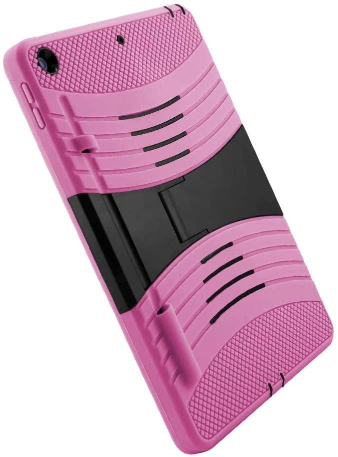 iPad 10.2 Case, Premium Rugged Hybrid Case, Kickstand, Impact Drop Protection Cover For Apple iPad 10.2 7th 8th 2019/2020 Generation (Purple)