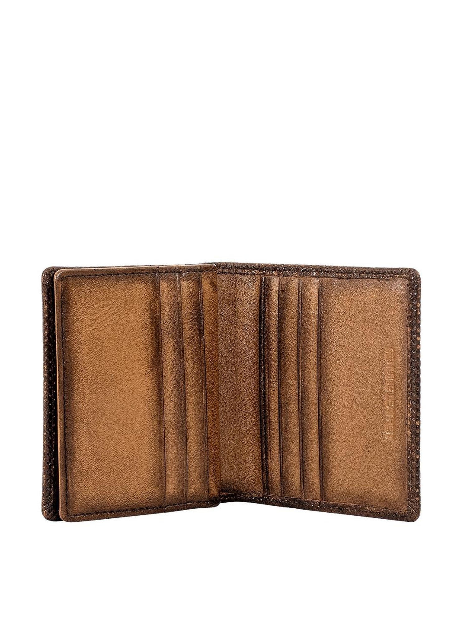Eske Zea Tan Perforated Small Card Holder
