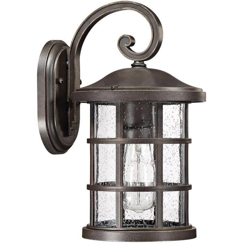 Quoizel Crusade 14 1/4"H Palladian Bronze Outdoor Wall Light