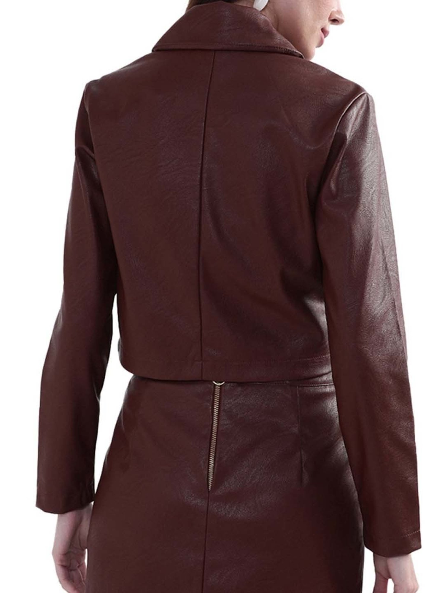 KENDALL + KYLIE Brown Regular Fit Blazer