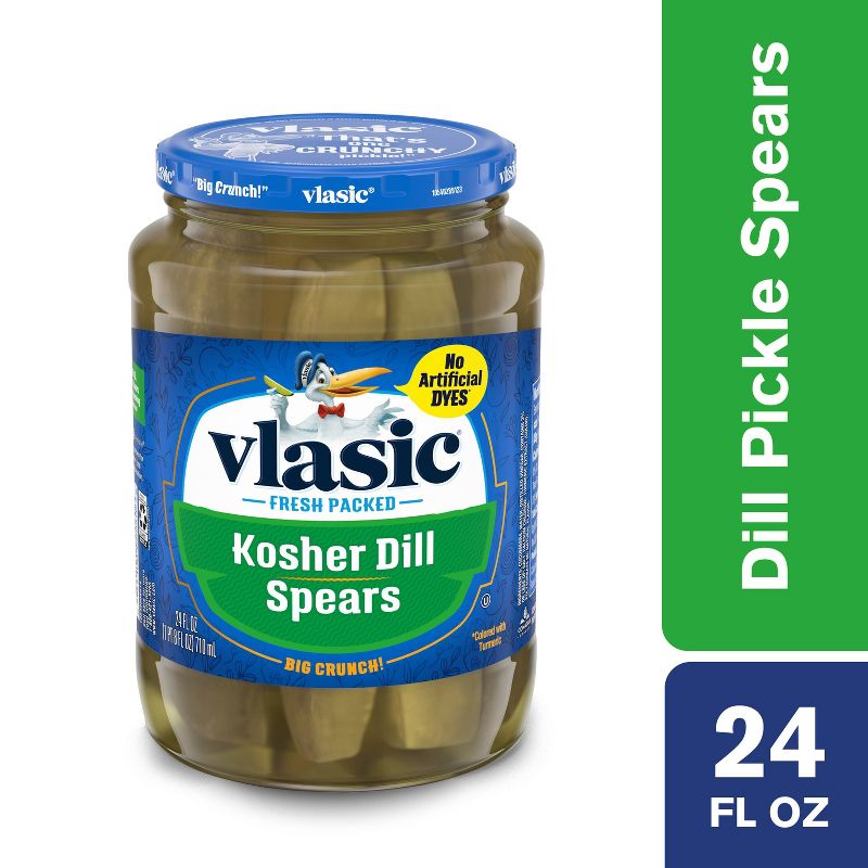 Vlasic Kosher Dill Pickle Spears - 24oz