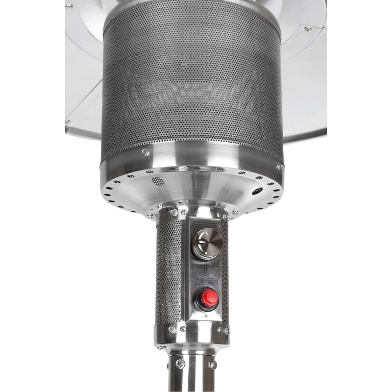 Natural Gas Patio Heater Stainless Steel - Fire Sense