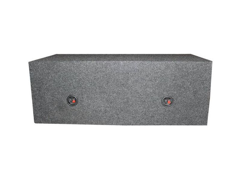 QPower QBASS10 Dual 10" Vented Port Subwoofer Sub Box Enclosure 32 x 12 x 14.5