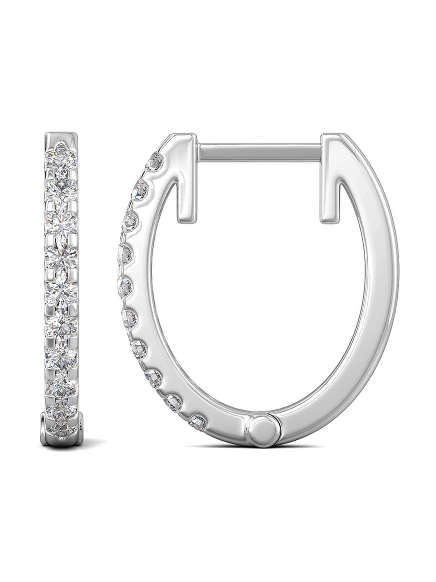 Joyalukkas 950 Platinum & Diamond Earrings for Women