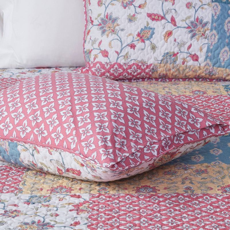 Full/Queen Laos Lily Coverlet Gray - Vera Bradley