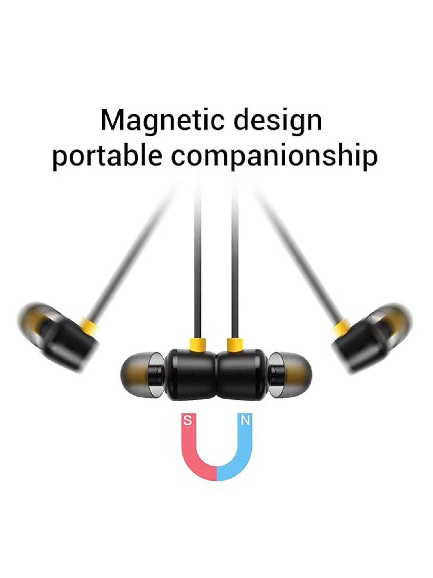 Boat Airdopes Sonik BT Earbuds with 60Hrs Playback & ENx Technology (Thunder Black, True Wireless)