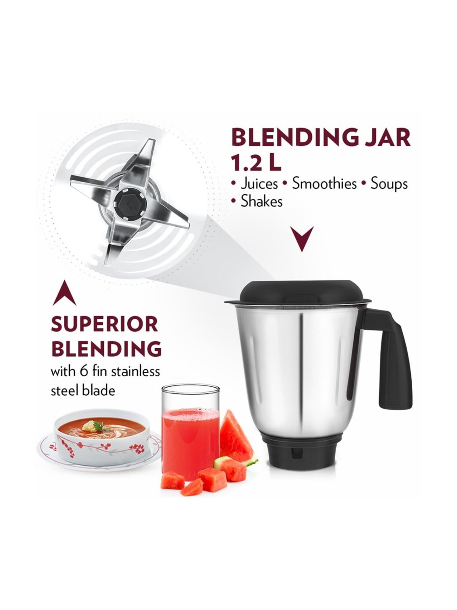 BLACK+DECKER BXCJ0101IN Citrus Juicer 30 Watt 1L (White)