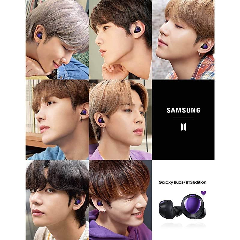 Galaxy Buds+ (Wireless Charging Case included) &ndash; BTS Edition - US Version