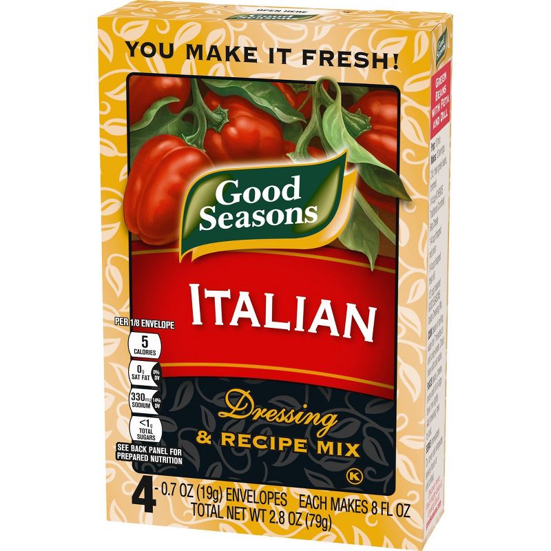 Good Seasons All Natural Italian Salad Dressing & Recipe Mix 4 ct