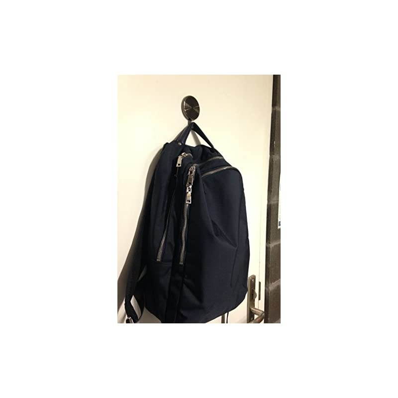 Reliable Magnetic Wreath Hooks (2 Pack) - Scratch-Free Silver Hangers Hold Up to 10 Lbs. Perfect for Hanging Tools in Garage, Christmas Wreaths, or as a Heavy Duty Magnetic Hook