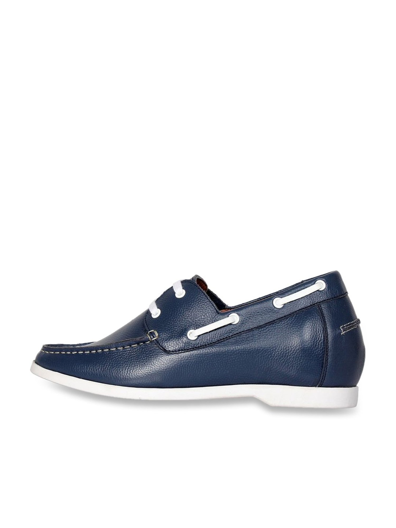 Celby Men's Height Increasing Blue Boat Shoes