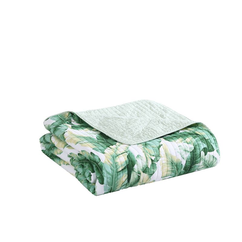 Twin Anguilla Botanical Quilt Green - Tommy Bahama